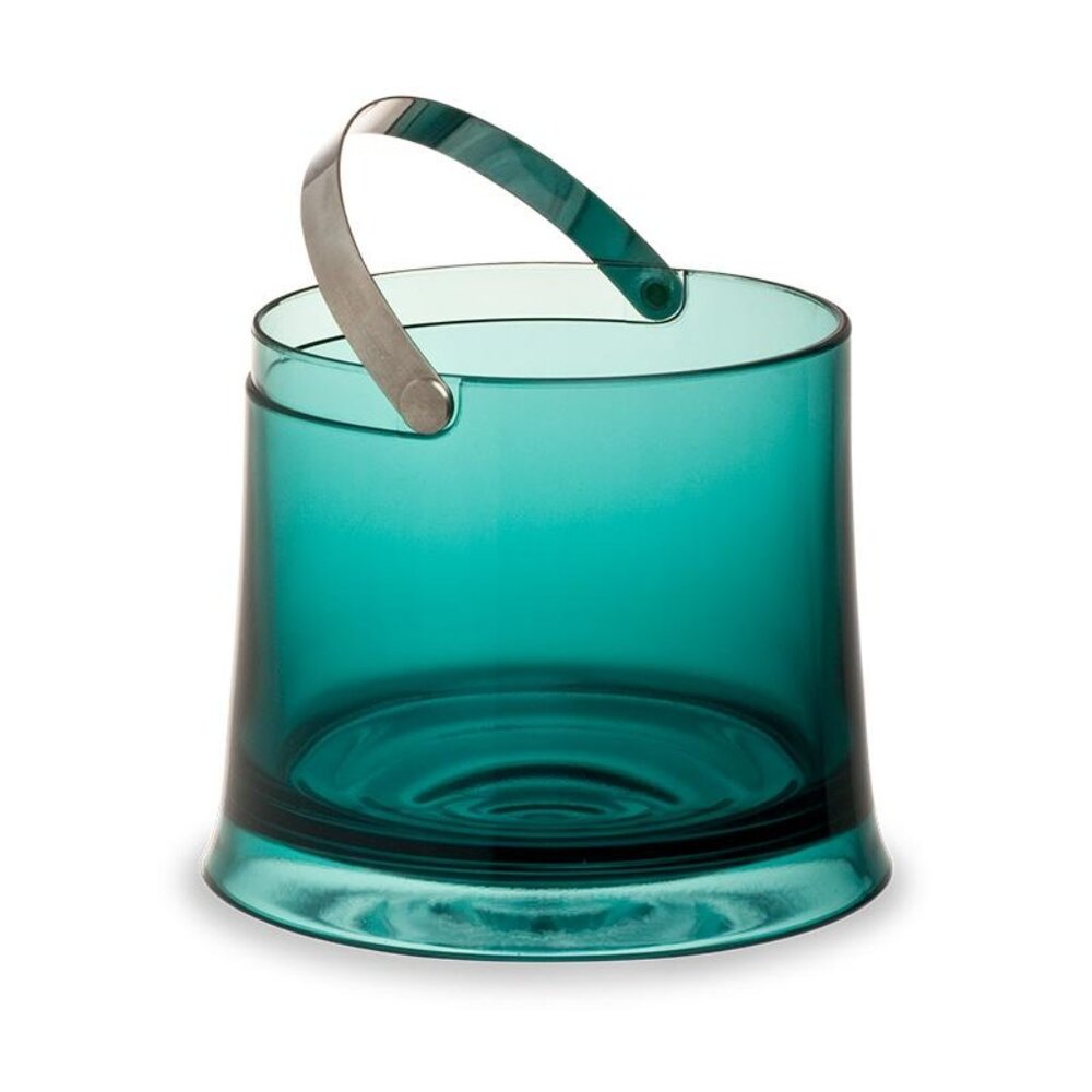 Qualy Design Green Plastic Ice Bucket NEW in box